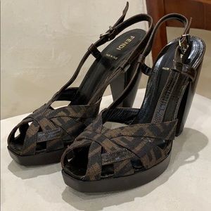 Fendi platform sandals